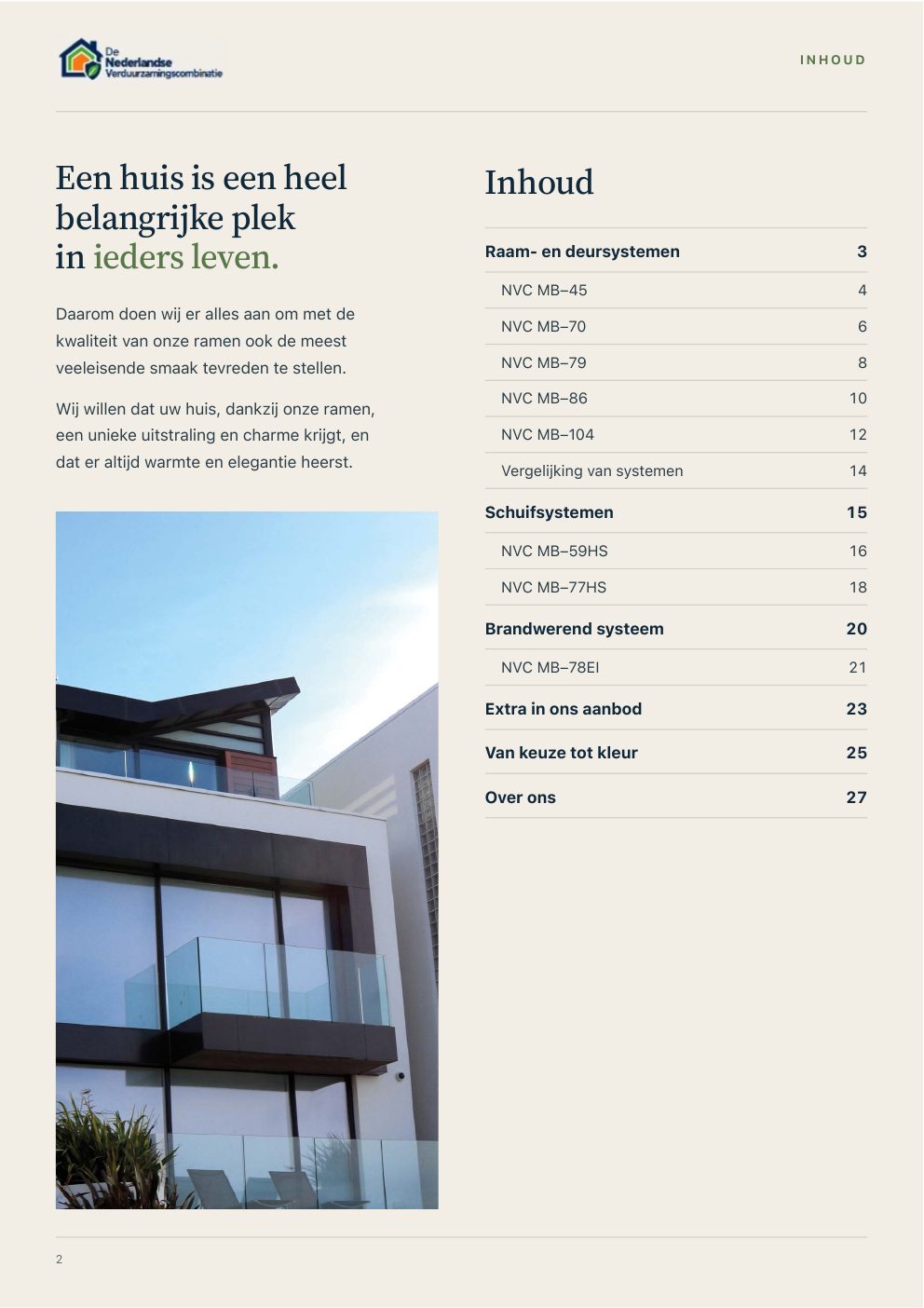 Aluminiumcatalogus - pagina 2 van 28